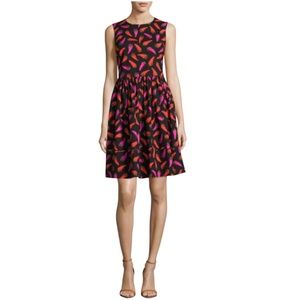 ISO IN SEARCH OF Kate Spade Haute Stuff Chili Pepper Round Neck Dress Size 12,10